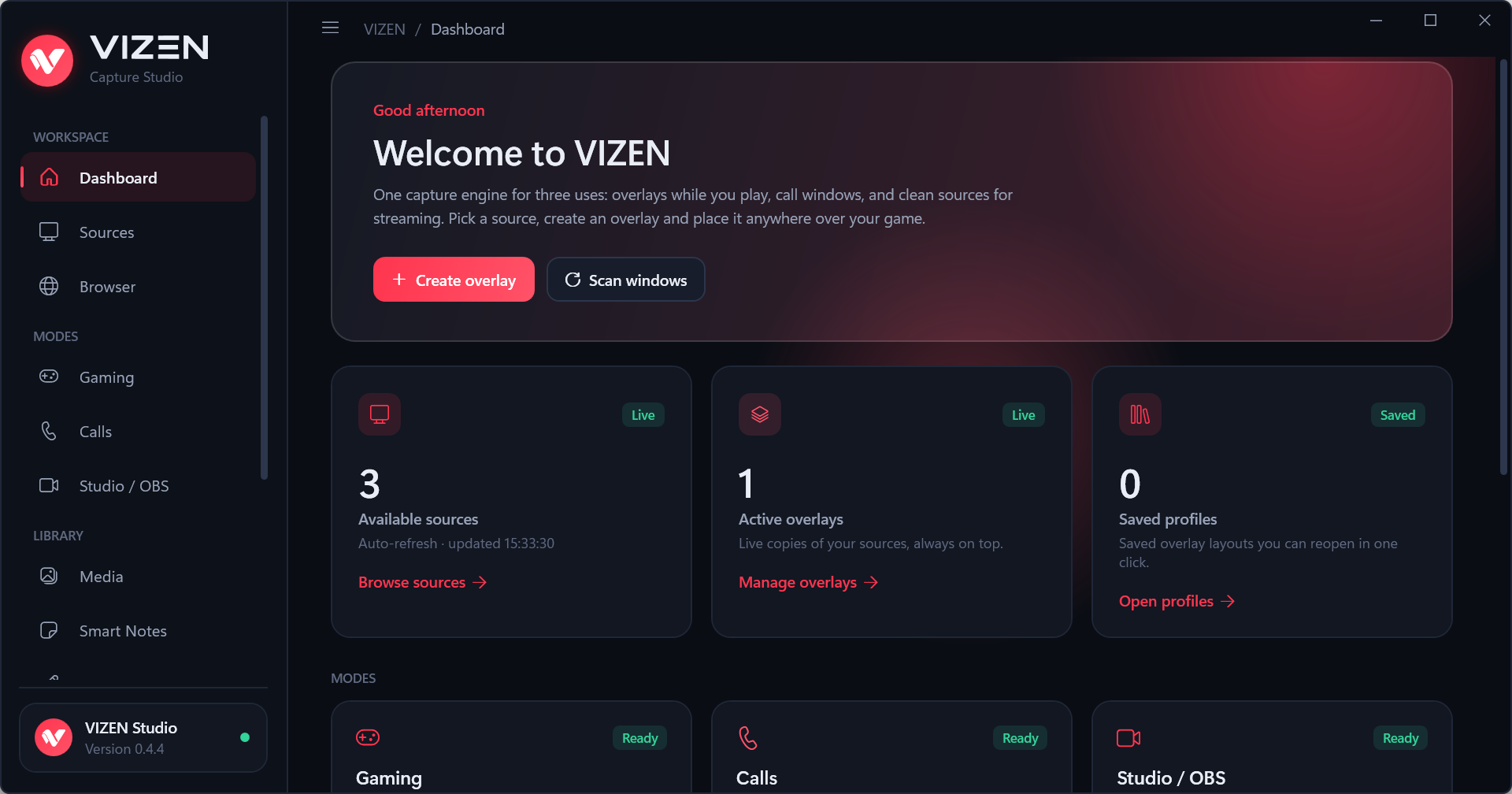 VIZEN screenshot
